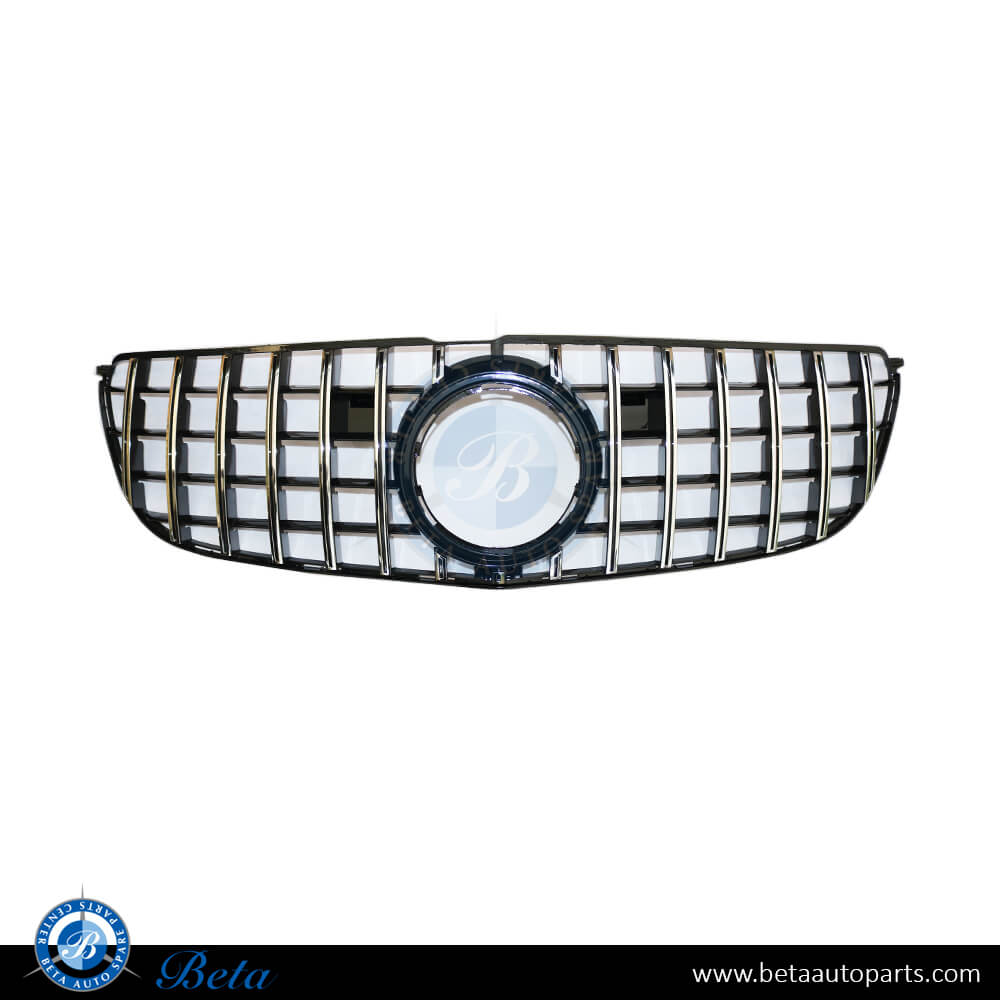 Grille GT Look for Mercedes GLS-Class X166 2016-2019 models, Part Number 1668880460 Grille GT Look for Mercedes GLS-Class X166 2016-2019 models, Part Number 1668880460